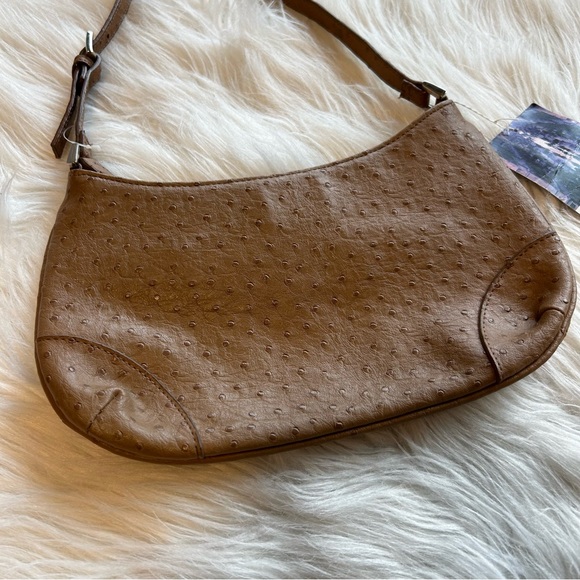 Y2K Strada Light Brown Faux Leather Shoulder Bag - Picture 2 of 2